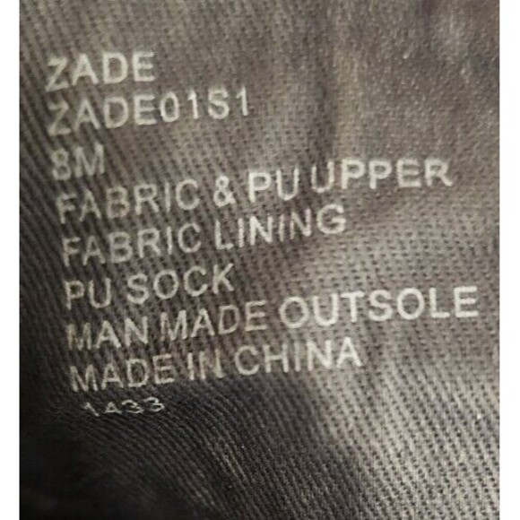 Steve Madden Women's SZ 8M Zade Grey Camo High Top Sneaker - Picture 8 of 8